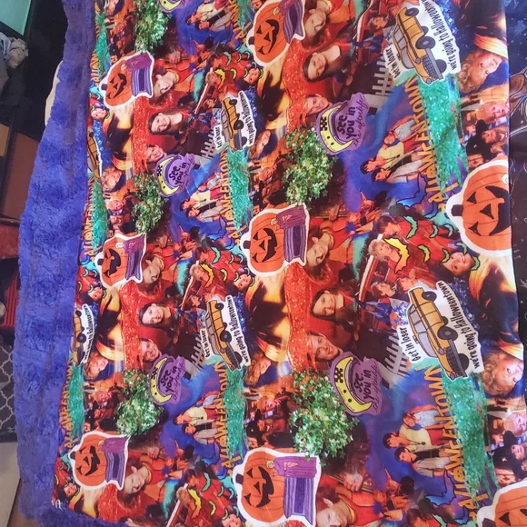 Bedding Adult Size Halloween Town Minky Blanket Poshmark